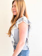 Load image into Gallery viewer, Flutter Sleeve Floral Top