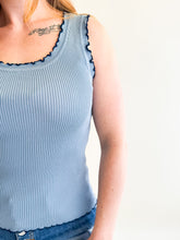 Load image into Gallery viewer, Lettuce Hem Knit Tank