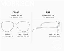 Load image into Gallery viewer, Morrison Premium Metal Aviator