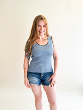 Load image into Gallery viewer, Lettuce Hem Knit Tank