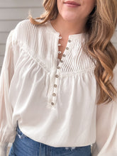 Load image into Gallery viewer, Kate Pin Tuck Pleat Blouse
