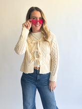 Load image into Gallery viewer, Sweet Coquette Bow Cardigan
