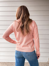 Load image into Gallery viewer, Lightweight Peach Sweater

