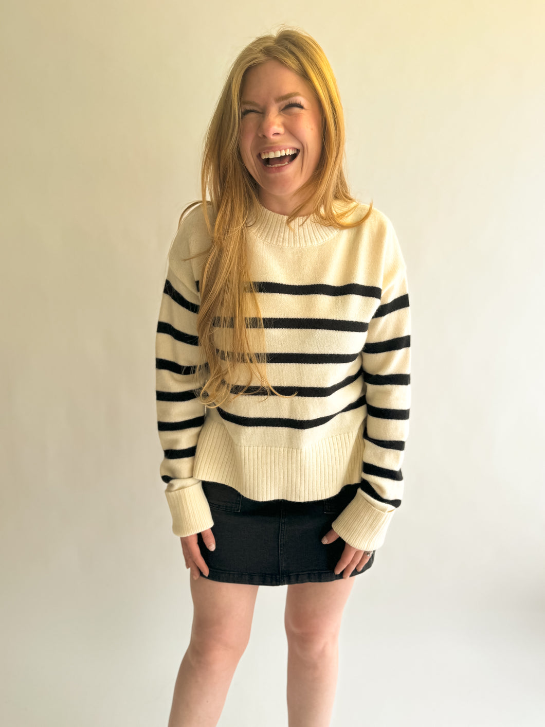 Super Soft Stripe Sweater