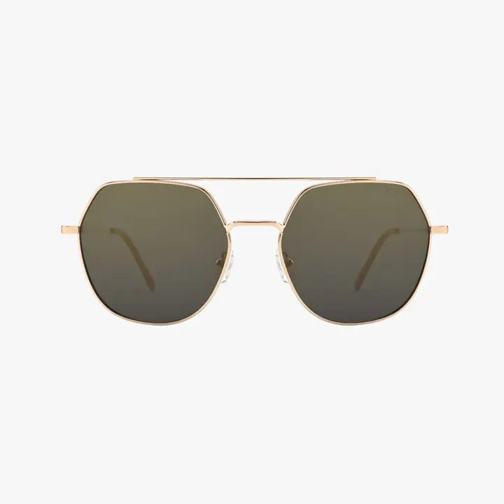 Palm Bronze Geometric Sunglasses