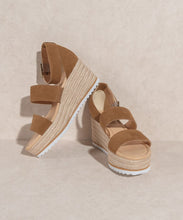 Load image into Gallery viewer, OASIS SOCIETY Slyvie - Double Strap Wedge Heel
