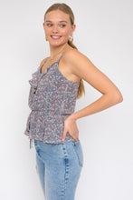 Load image into Gallery viewer, Sleeveless Elastic Waist Top With Ruffle
