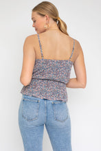 Load image into Gallery viewer, Sleeveless Elastic Waist Top With Ruffle
