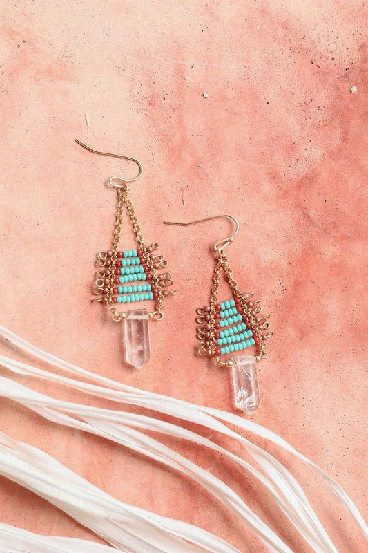 Crystal Drop Earrings