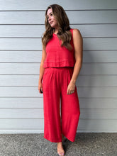 Load image into Gallery viewer, Wide Leg Pant &amp; Crop Set
