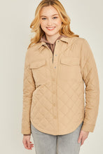Load image into Gallery viewer, Woven Solid Bust Pocket Shacket
