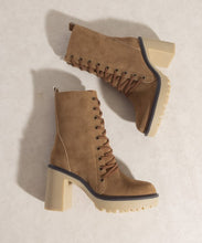 Load image into Gallery viewer, OASIS SOCIETY Jenna - Platform Military Boots
