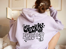 Load image into Gallery viewer, Check your Energy Hoodie Sweatshirt

