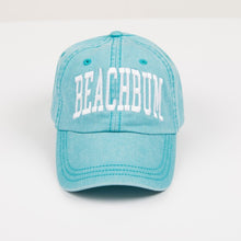 Load image into Gallery viewer, Embroidered Beach Bum Canvas Hat
