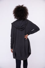 Load image into Gallery viewer, Longline Hooded Cardigan with Pockets
