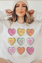 Load image into Gallery viewer, VALENTINE CANDY GRAPHIC SWEATSHIRT
