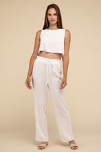 Load image into Gallery viewer, D-Linen Blended Top and Pants Set
