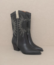 Load image into Gallery viewer, OASIS SOCIETY Halle - Paneled Cowboy Boots
