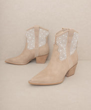 Load image into Gallery viewer, OASIS SOCIETY Cannes - Pearl Studded Western Boots
