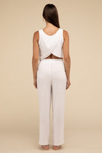 Load image into Gallery viewer, D-Linen Blended Top and Pants Set
