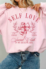 Load image into Gallery viewer, SELF LOVE VALENTINES OVERSIZED SWEATSHIRT
