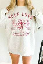 Load image into Gallery viewer, SELF LOVE VALENTINES OVERSIZED SWEATSHIRT
