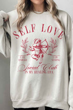 Load image into Gallery viewer, SELF LOVE VALENTINES OVERSIZED SWEATSHIRT
