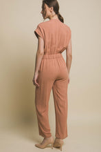 Load image into Gallery viewer, V-Neck Pocketed Jumpsuit
