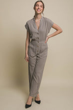 Load image into Gallery viewer, V-Neck Pocketed Jumpsuit
