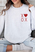 Load image into Gallery viewer, XOXO VALENTINES POCKET OVERSIZED SWEATSHIRT
