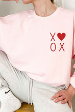 Load image into Gallery viewer, XOXO VALENTINES POCKET OVERSIZED SWEATSHIRT
