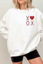 Load image into Gallery viewer, XOXO VALENTINES POCKET OVERSIZED SWEATSHIRT
