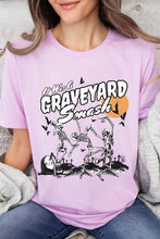 Load image into Gallery viewer, Graveyard Smash Skeleton Halloween Graphic Tee
