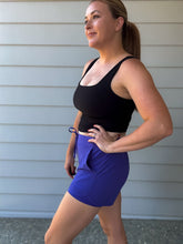 Load image into Gallery viewer, Lined Athletic Shorts in Electric Purple
