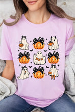 Load image into Gallery viewer, Cute Ghost Fall Pumpkin Halloween Graphic Tee
