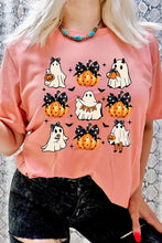 Load image into Gallery viewer, Cute Ghost Fall Pumpkin Halloween Graphic Tee
