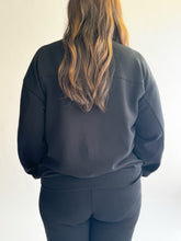 Load image into Gallery viewer, Modal Loungewear Pullover in Black
