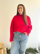 Load image into Gallery viewer, Noelle Contrast Stitch Sweater
