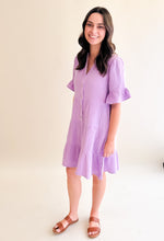 Load image into Gallery viewer, Breezy Muslin Mini Dress
