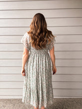 Load image into Gallery viewer, April Flutter Sleeve Midi Dress
