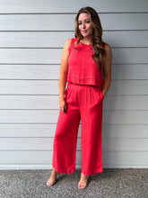 Load image into Gallery viewer, Wide Leg Pant &amp; Crop Set
