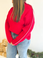 Load image into Gallery viewer, Noelle Contrast Stitch Sweater
