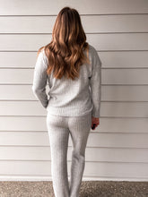 Load image into Gallery viewer, Ribbed Loungewear Set in Grey

