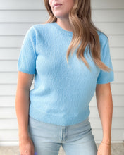 Load image into Gallery viewer, Sky Blue Sweater Top
