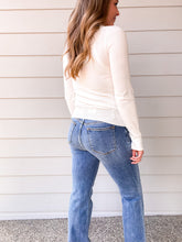 Load image into Gallery viewer, Crisp White Lightweight Sweater
