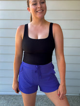 Load image into Gallery viewer, Lined Athletic Shorts in Electric Purple
