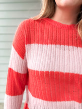 Load image into Gallery viewer, Bright Stripe Lightweight Sweater
