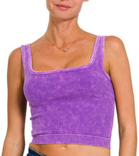 Load image into Gallery viewer, Two Way Ribbed Crop Top
