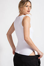 Load image into Gallery viewer, Butter V Neck Sleeveless Bodysuit

