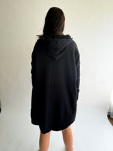 Load image into Gallery viewer, Longline Hoodie Gym Cardigan
